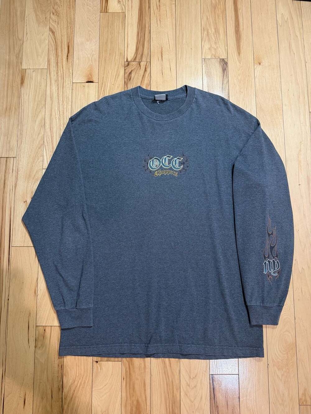 Vintage Orange County Choppers NY Graphic Long Sleeve  T-shirt